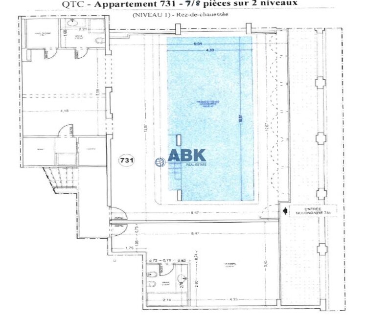 FONTVIEILLE - EXCEPTIONNEL APPARTEMENT DE 6 CHAMBRES AVEC PISCINE A LOUER