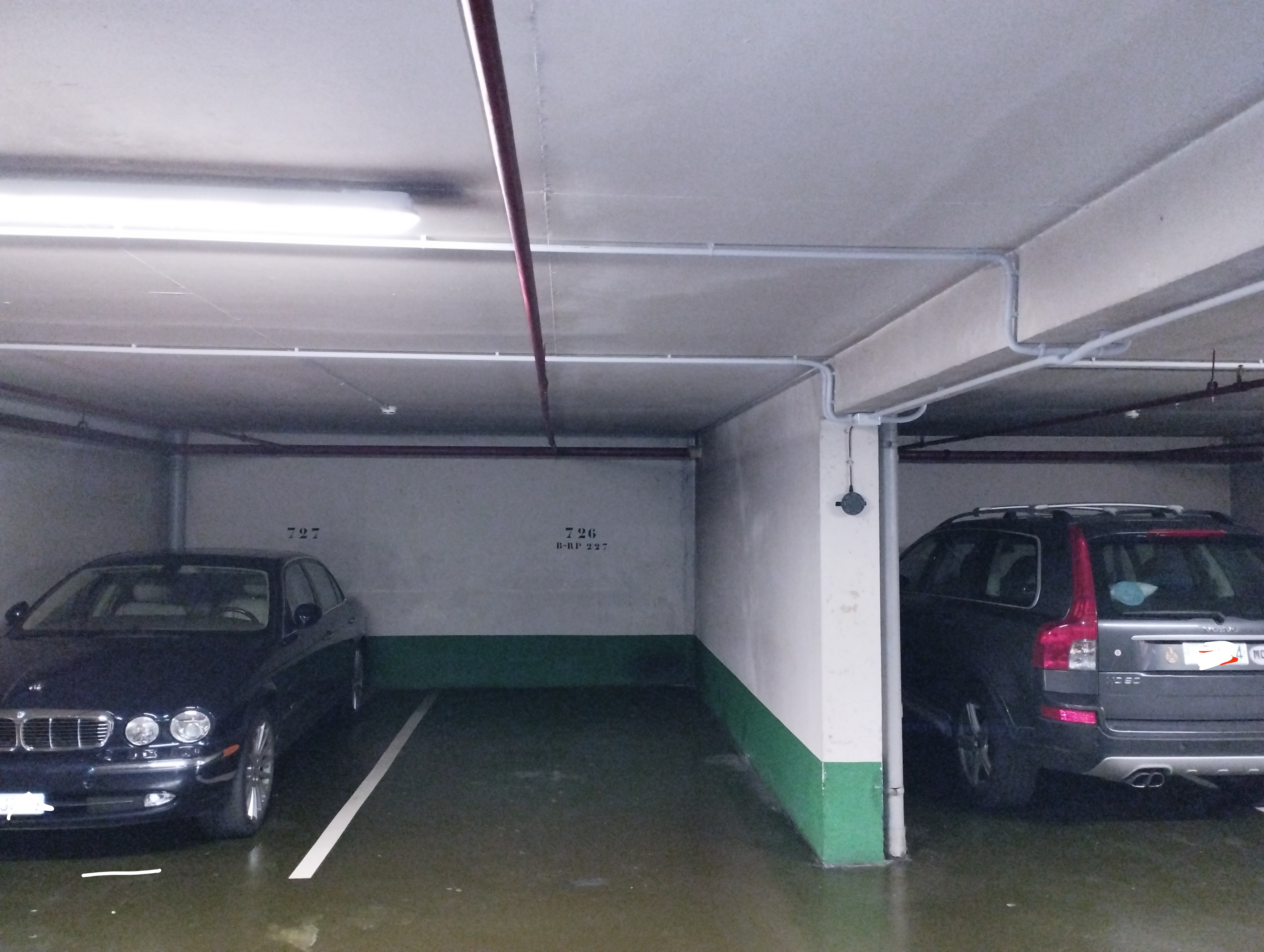 Spacious bedroom with modern furniture