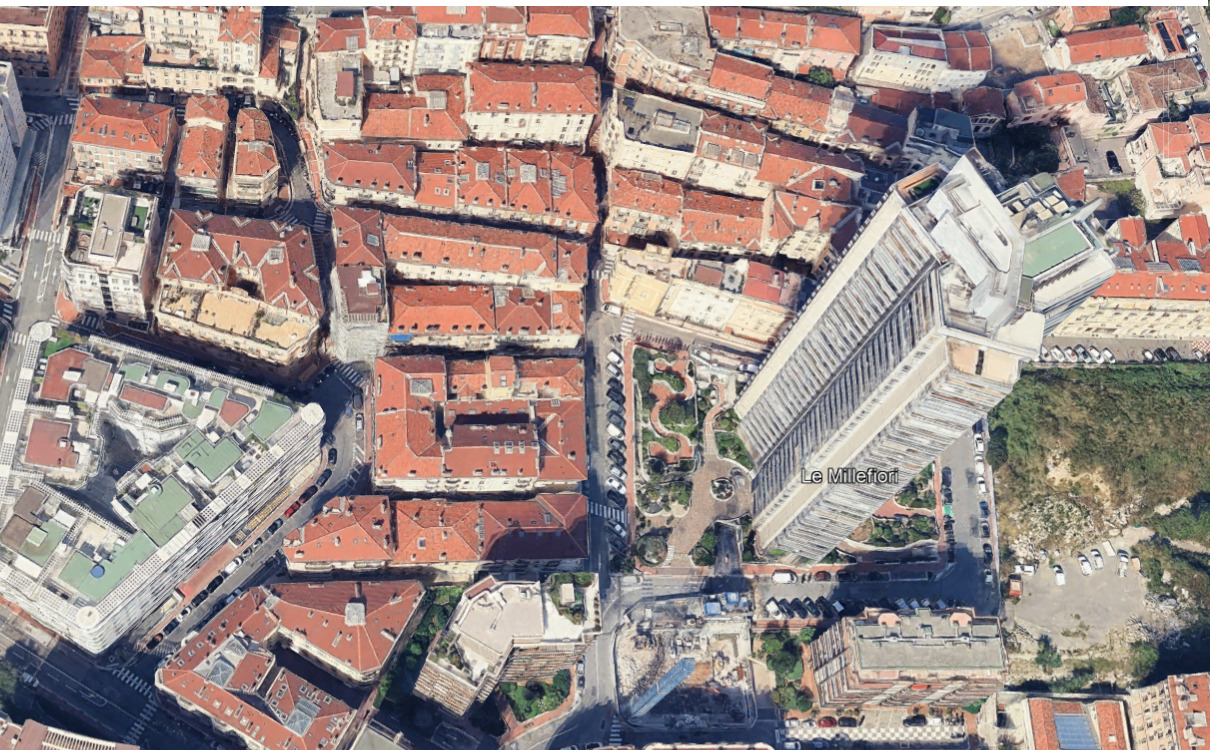 Spacious bedroom with modern furniture